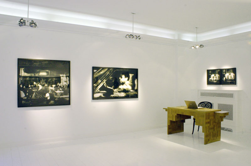 Installation view at gallery Anna Augstein 2007