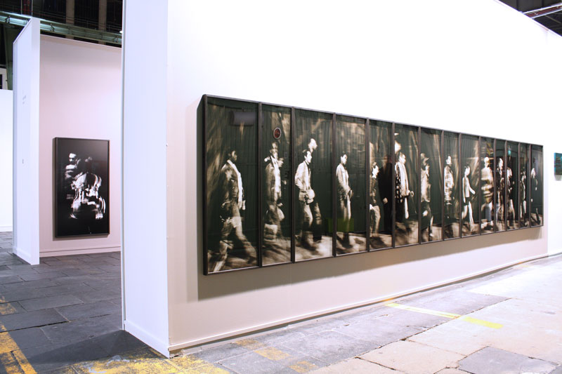 Solo show at PREVIEW Berlin 2011 (exterior wall of the booth)